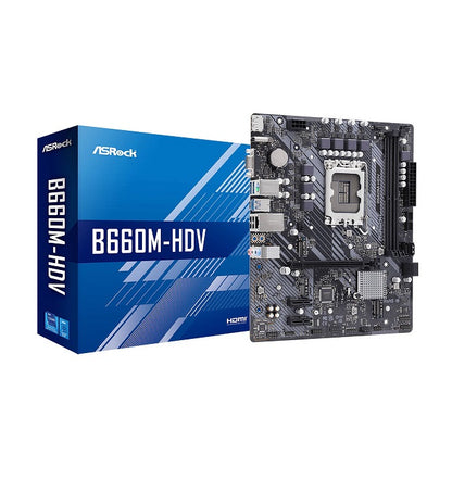 ASRock B660M-HDV LGA 1700 Micro ATX Motherboard