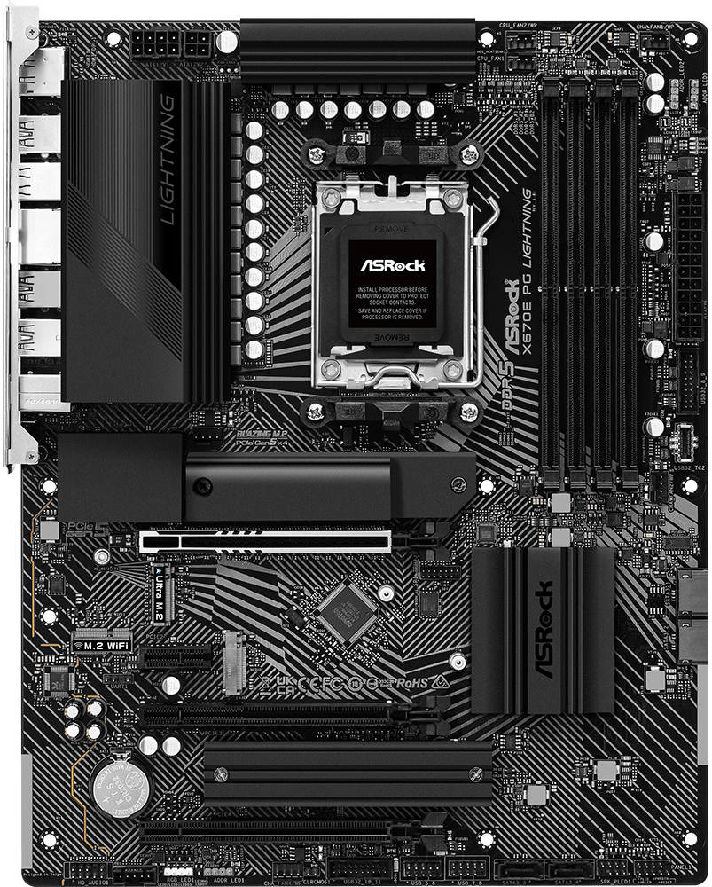 ASRock X670E PG Lightning AM5 ATX Motherboard