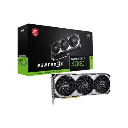 Msi GeForce RTX 4060 Ti VENTUS 3X 8G OC 8GB GDDR6 Graphic Card