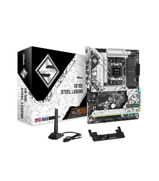 ASRock X670E Steel Legend AM5 ATX Motherboard