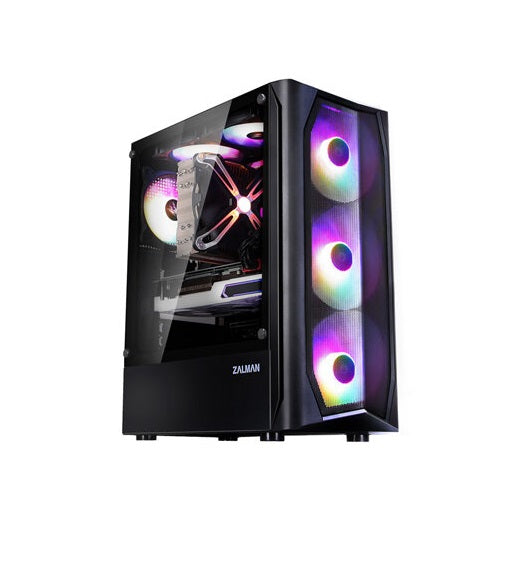 Zalman N4 RGB Tempered Glass ATX Mid-Tower Case | ZALMAN-N4-RGB