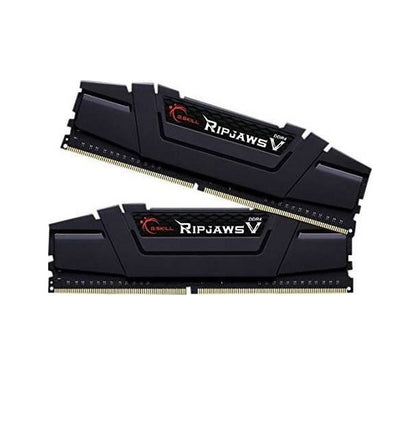 G.SKILL Ripjaws V CL16 32 GB (16GB x 2) DDR4-3200 Dual Channel Desktop Memory Kit Black | F4-3200C16D-32GVK