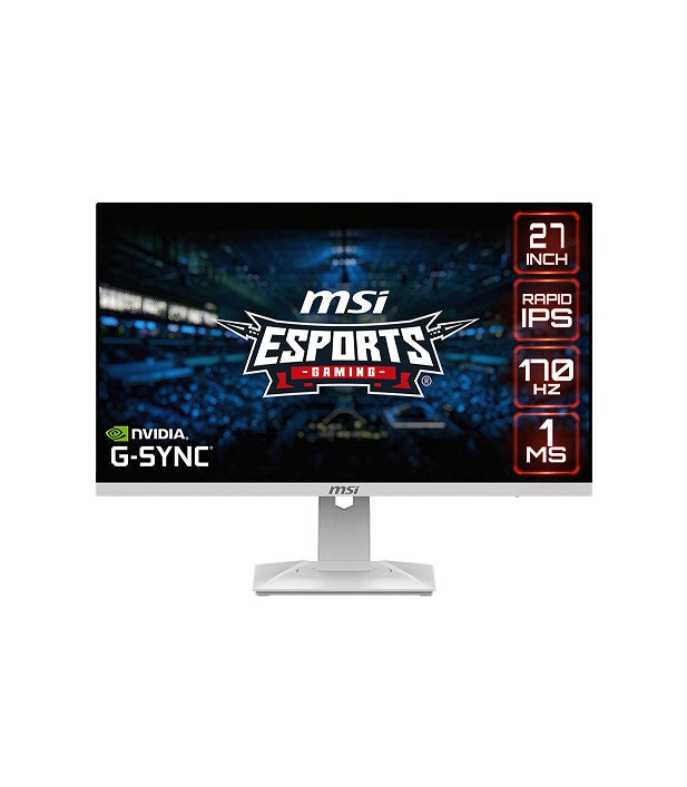 MSI G274QRFW 27-Inch QHD Flat Gaming Monitor 170hz White