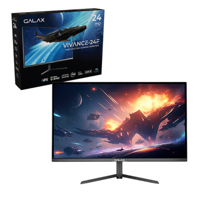 GALAX VIVANCE-24F Gaming Monitor 23.8"" FHD,IPS,144Hz Frameless,G-SYNC Compatible,HDR, 1920x1080 | MGVFBF24NB4D