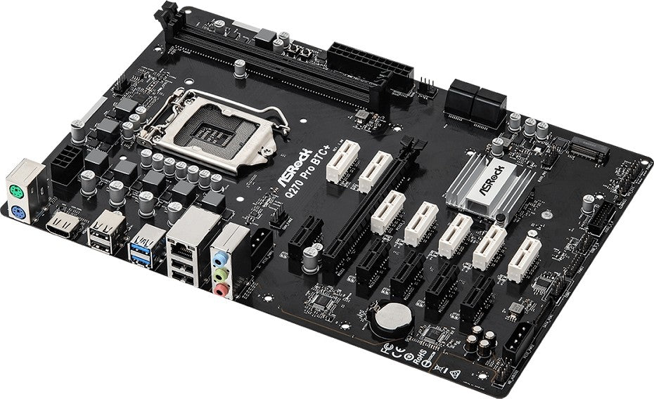 ASRock Q270 Pro BTC+ ATX Motherboard | Socket 1151