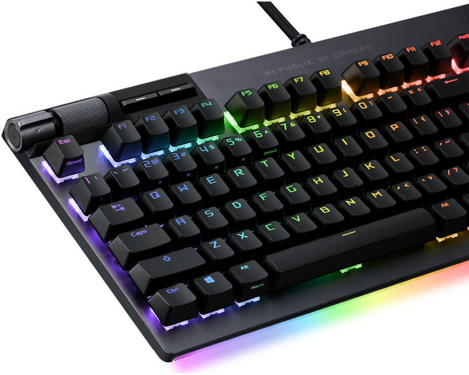 ASUS ROG Strix Flare II Animate RGB Gaming Keyboard - ROG NX Red Tactile Switches