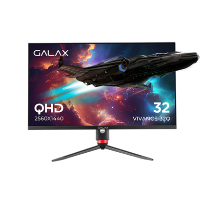 GALAX Gaming Monitor (VI-32Q) 32" QHD,IPS , 165Hz, 1ms,G-Sync,HDR 10,2560×1440 | MGVIBF32NB50