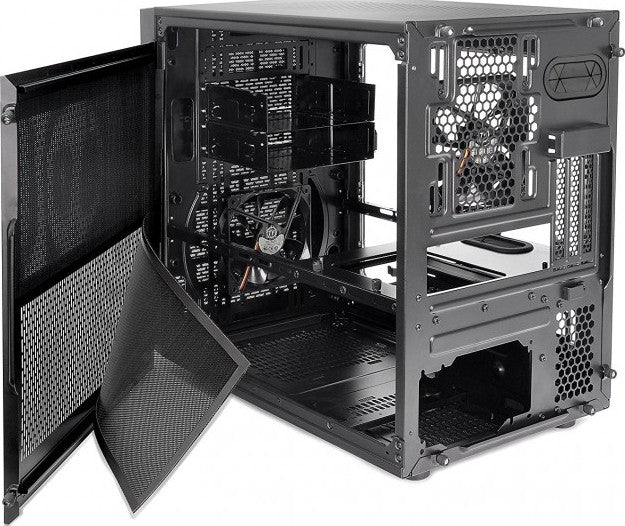 Thermaltake Core X1 Black Mini ITX Stackable Tt LCS Certified Cube Chassis | CA-1D6-00S1WN-00