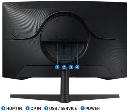 Samsung Odyssey G5 27" Qhd 144Hz 1Ms Freesync Gaming Monitor