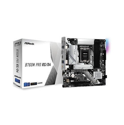 ASRock B760M Pro RS/D4 LGA1700 Micro ATX Motherboard