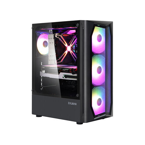 Zalman N4 RGB Tempered Glass ATX Mid-Tower Case | ZALMAN-N4-RGB