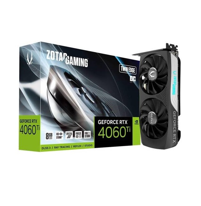 ZOTAC GAMING GeForce RTX 4060 Ti Twin Edge OC 8GB GDDR6 Graphics Card