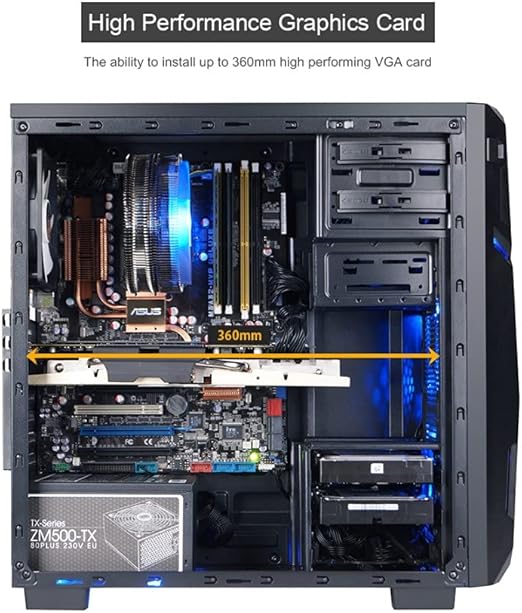 Zalman Z1 NEO ATX Mid Tower Gaming Case | ZM-Z1-NEO