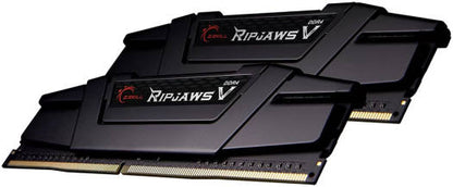 G.SKILL Ripjaws V CL16 32 GB (16GB x 2) DDR4-3200 Dual Channel Desktop Memory Kit Black | F4-3200C16D-32GVK