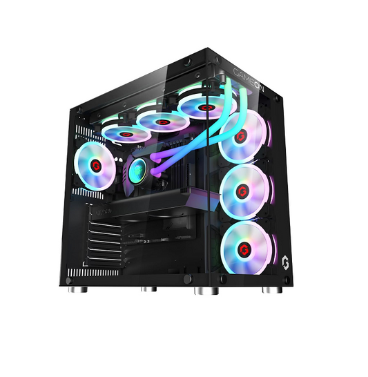 BUDGET GAMING & WORKSTATION PC MAX AIR BLACK : CORE i7 3770 Processor | GPU OPTION | 16GB RAM | 1TB SSD NMVE/SATA | Windows 10 | WIFI & BLUETOOTH READY