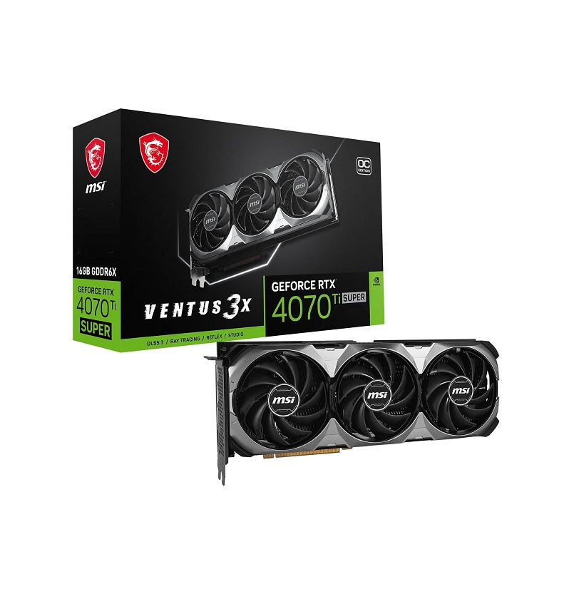 MSI Gaming RTX 4070 TI Super 16G Ventus 3X OC Graphics Card