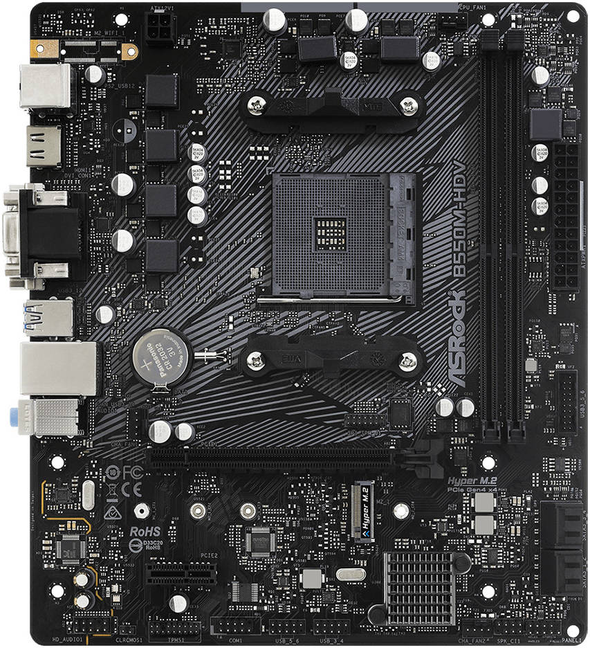 ASRock B550M-HDV Micro ATX Motherboard