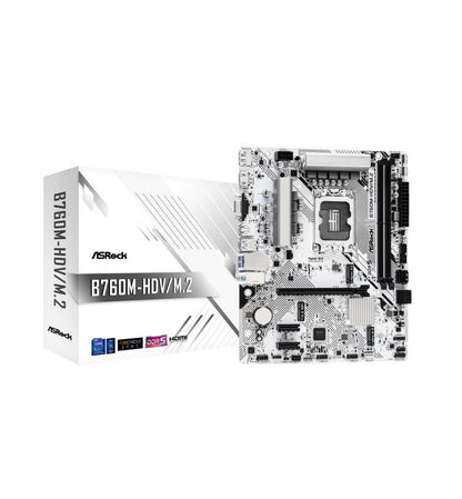 ASRock B760M-HDV/M.2 mATX Intel Motherboard