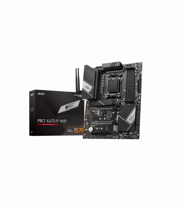 Msi PRO X670-P WiFi DDR5 AM5 ATX Gaming Motherboard