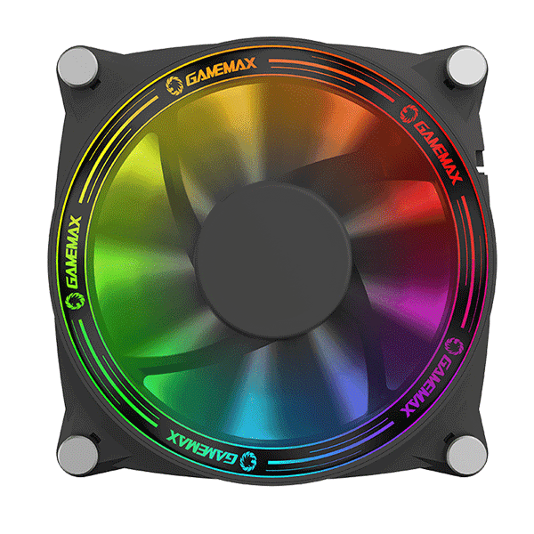 GAMMAX CASE FAN GMX12RBB 120mm RGB Single Fan | GMX-12-RBB