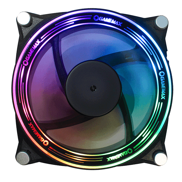 GAMMAX CASE FAN GMX12RBB 120mm RGB Single Fan | GMX-12-RBB