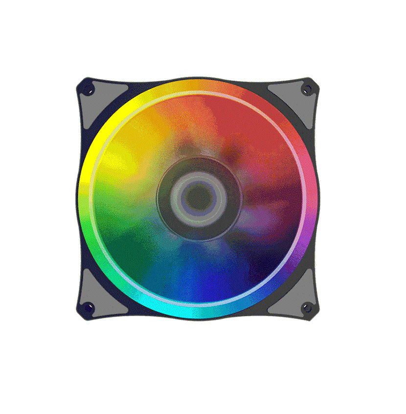 GAMEMAX CASE FAN GMX RF12X 120mm RGB Single Fan  | GM-GMX-RF12X