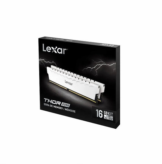 Lexar Thor DDR4 DESKTOP RAM 3600 MHz KIT - WHITE