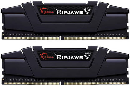 G.SKILL Ripjaws V CL16 32 GB (16GB x 2) DDR4-3200 Dual Channel Desktop Memory Kit Black | F4-3200C16D-32GVK