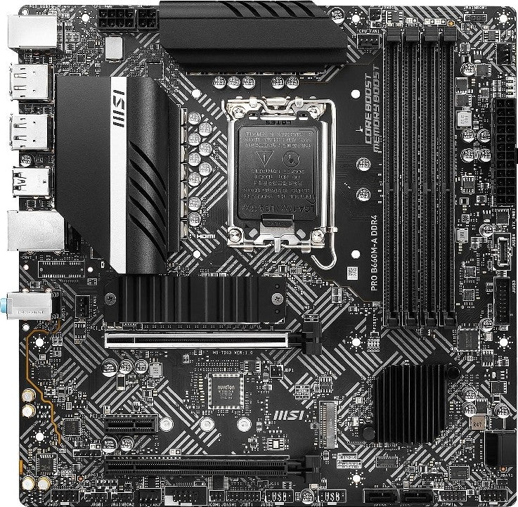 MSI PRO B660M-A DDR4 MATX Gaming Motherboard