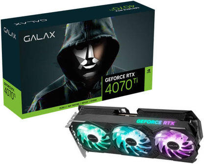 GALAX GeForce RTX 4070 Ti EX Gamer 1-Click OC V2 Graphics Card, 12GB GDDR6X  | G-D46TB-47IOM7MD8KWE-GALG