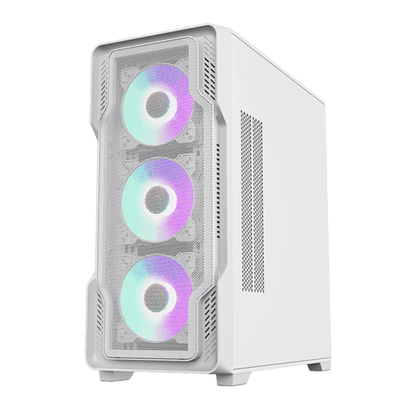 GAMEMAX SIEGE WHITE ATX CASE  | GM-SIEGE-WT