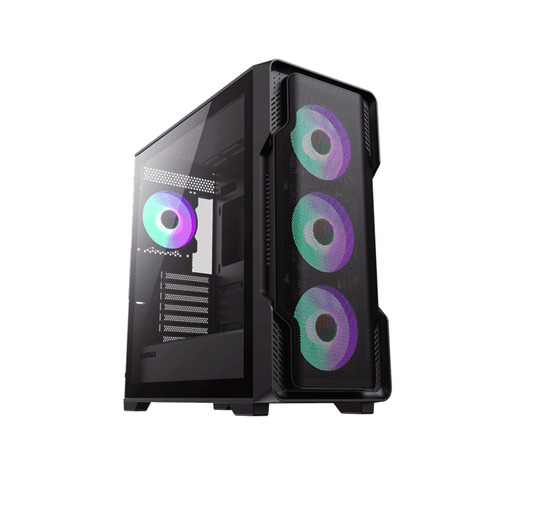 GAMEMAX SIEGE BLACK ATX CASE  | GM-SIEGE-BLK