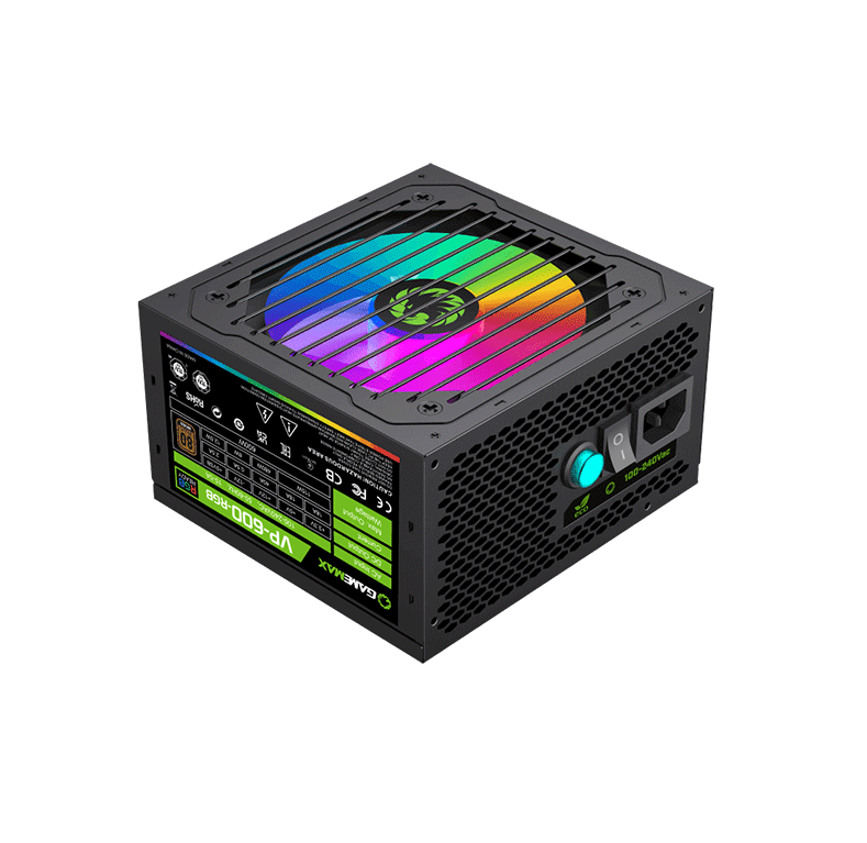 GAMEMAX VP600 RGB POWER SUPPLY 600W |VP600