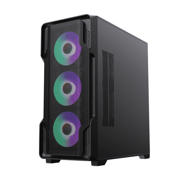 GAMEMAX SIEGE BLACK ATX CASE  | GM-SIEGE-BLK