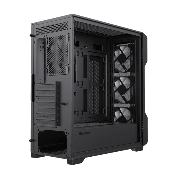 GAMEMAX SIEGE BLACK ATX CASE  | GM-SIEGE-BLK