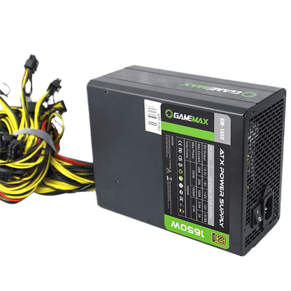 GAMEMAX GM1650 MINING 80+ GOLD 1650W POWER SUPPLY | GM-GM1650-MINING