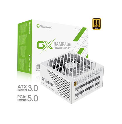 GAMEMAX GX850 PRO GOLD ATX-3.0,PCIe 5.0 POWER SUPPLY | GM-GX850-BLK