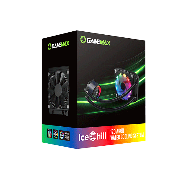 GAMEMAX ICECHILL 120RAINBOW CPU COOLING FAN