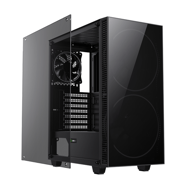 GAMEMAX BLACK HOLE WITH 200MM FAN ATX CASE