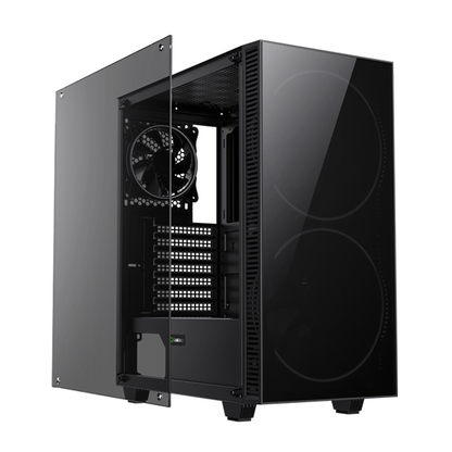 GAMEMAX BLACK HOLE WITH 200MM FAN ATX CASE