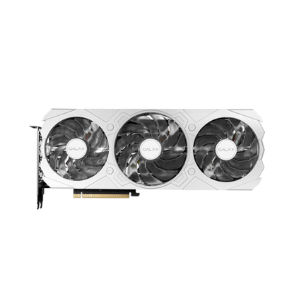 GALAX GeForce RTX 4070 EX Gamer White Graphics Card, 12GB GDDR6X, 2535MHz Boost Clock, 5888 CUDA Cores, | 47NOM7MD7KWH