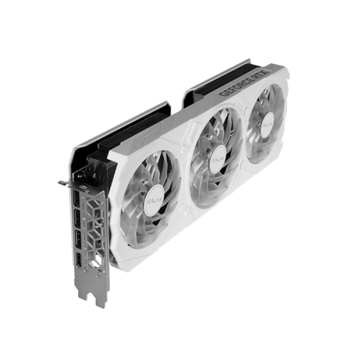 GALAX GeForce RTX 4070 EX Gamer White Graphics Card, 12GB GDDR6X, 2535MHz Boost Clock, 5888 CUDA Cores, | 47NOM7MD7KWH