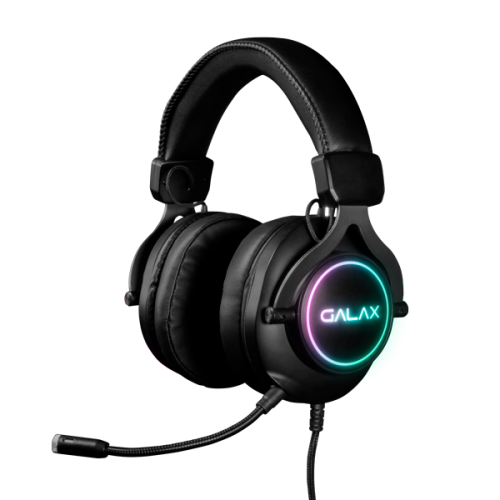 GALAX SONAR-03 Gaming headset USB 7.1 Channel RGB Rainbow light Black | HGS035CSRGBB0