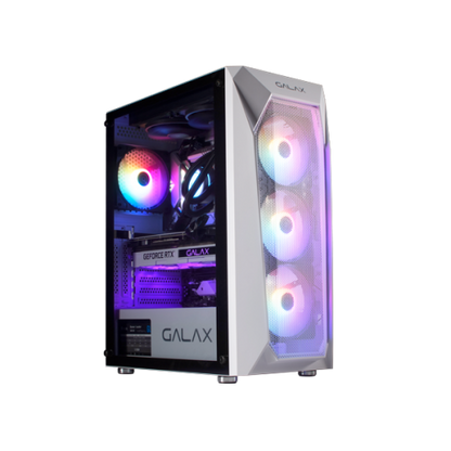 Galax Revolution-05 Mesh RGB Mid Tower ATX PC Case White | CGG5ANWA4B0