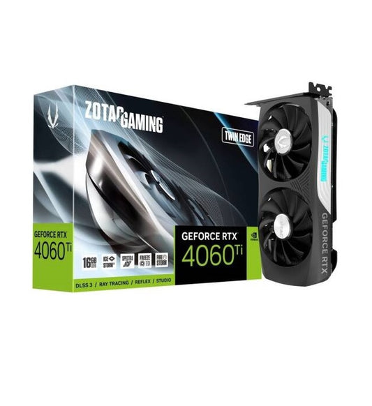 ZOTAC GAMING GeForce RTX 4060 Ti Twin Edge 16GB GDDR6 Graphics Card