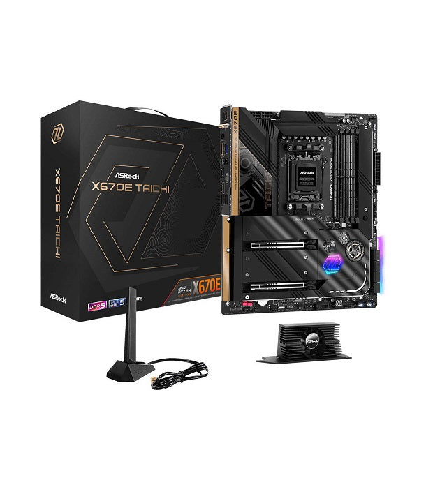 ASROCK X670E Taichi EATX D5 AMD Ryzen™ 7000 Series gaming Motherboard