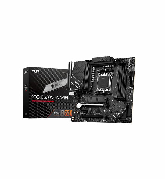 MSI PRO B650M-A WIFI AM5 Micro-ATX Motherboard