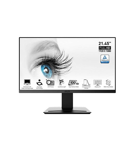 MSI PRO MP223 21 5" FHD VA Business Monitor - 100 Hz