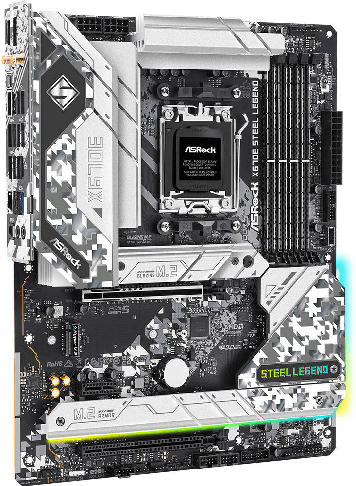 ASRock X670E Steel Legend AM5 ATX Motherboard