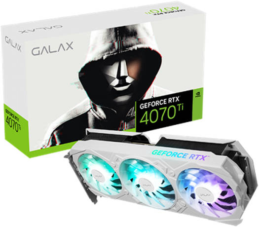 GALAX GeForce RTX 4070 Ti EX Gamer 1-Click OC V2 Graphics Card, 12GB GDDR6X  | G-D46TB-47IOM7MD8KWE-GALG